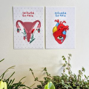 Affichettes Saigner en paix et Pleurer en Paix 1