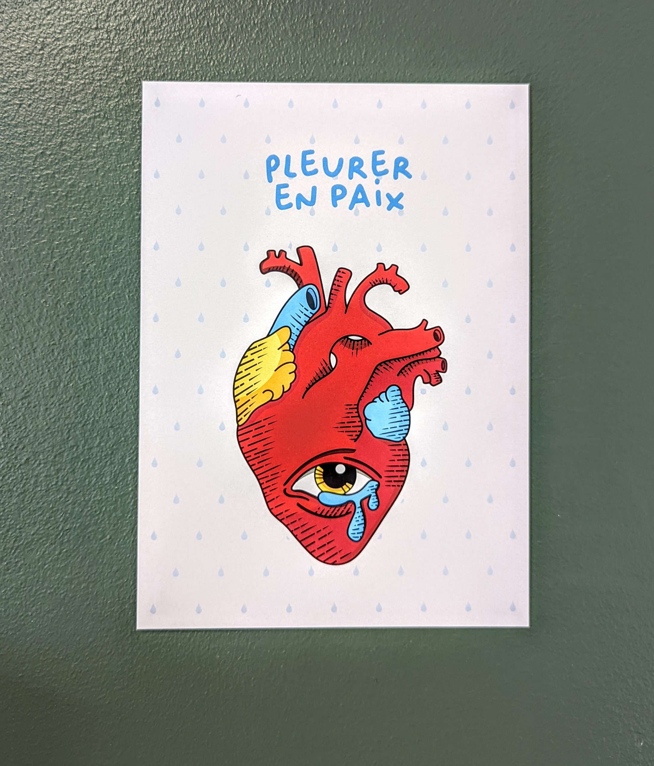 Affichettes Saigner en paix et Pleurer en Paix – Image 3