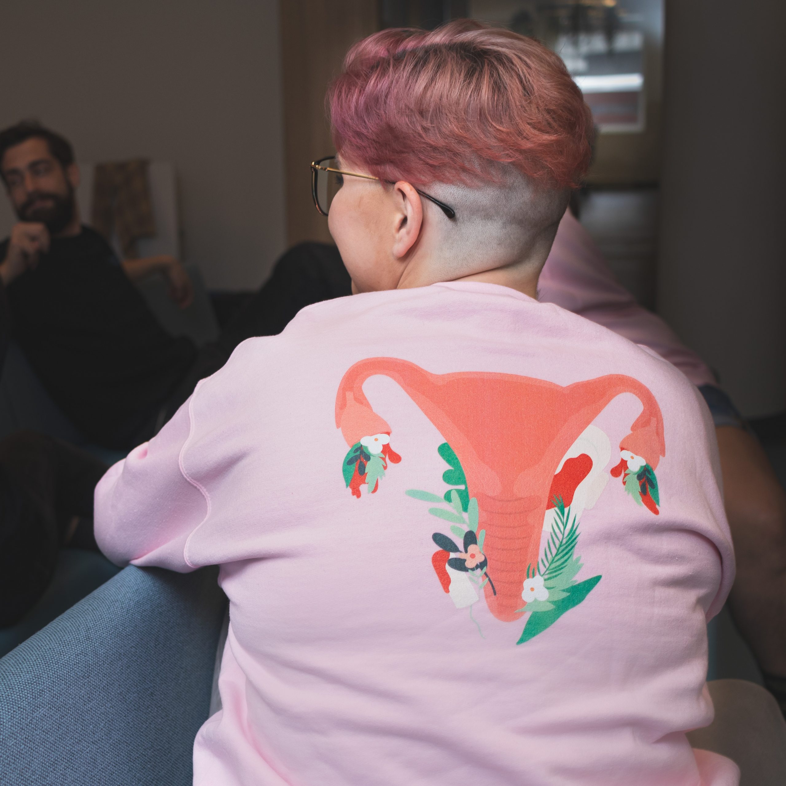 Crewneck ROSE Saigner en Paix